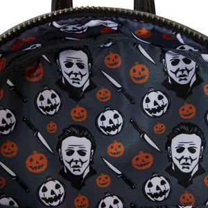 Halloween Michael Myers Mask Cosplay Mini Backpack