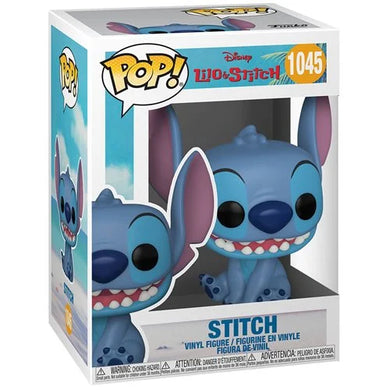 PREORDER APRIL - Lilo & Stitch Smiling Seated Stitch Funko Pop! Vinyl Figure #1045