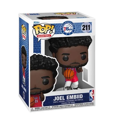 PREORDER SEPTEMBER - NBA 76ers Joel Embiid Funko Pop! Vinyl Figure #211