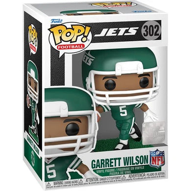 NFL New York Jets Garrett Wilson (Color) Funko Pop! Vinyl Figure #302