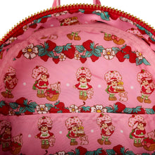 Load image into Gallery viewer, Loungefly Strawberry Shortcake Faux Denim Mini Backpack