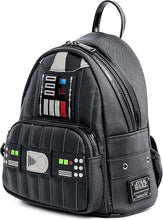 Load image into Gallery viewer, Loungefly Star Wars Darth Vader Light Up Cosplay Double Strap Backpack