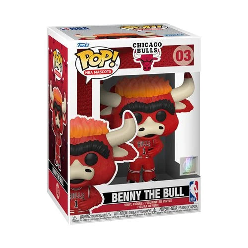 PREORDER MAY - NBA Mascots Chicago Benny the Bull Funko Pop! Vinyl Figure #03