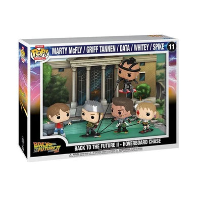 PREORDER JULY - Back to the Future Part II Hoverboard Chase Deluxe Funko Pop! Moment with Case #11