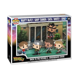 PREORDER JULY - Back to the Future Part II Hoverboard Chase Deluxe Funko Pop! Moment with Case #11