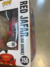 Load image into Gallery viewer, Jonathan Freeman Signed "Disney #356 Red Jafar (As Genie) Funko Pop! Vinyl Figure (JSA)