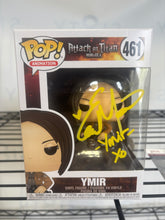 Load image into Gallery viewer, Elizabeth Maxwell Signed Ymir Attack On Titan Funko Pop With COA
