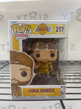 Load image into Gallery viewer, Luka Doncic Signed Lakers #217 Funko Pop! Vinyl Figure (PSA)