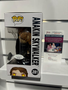 Hayden Christensen Signed Anakin Red Eyes Funko JSA COA