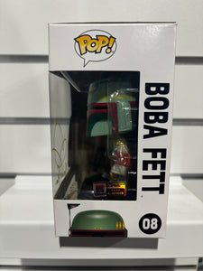 Daniel Logan Signed Boba Fett Star Wars Funko Pop With PAS COA Vaulted