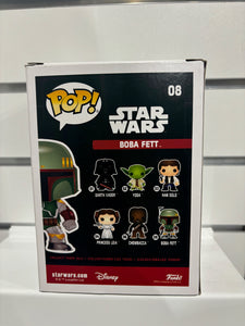 Daniel Logan Signed Boba Fett Star Wars Funko Pop With PAS COA Vaulted