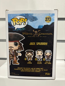 Johnny Depp signed Jack sparrow funko pop with coa
