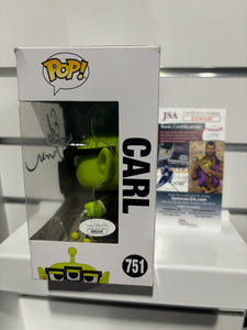 Ed asner signed Carl remix Disney funko pop with coa