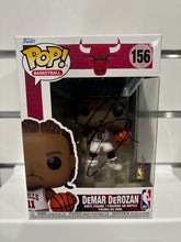 Load image into Gallery viewer, Demar DeRozan signed funko pop Chicago bulls with coa