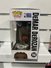 Load image into Gallery viewer, Demar DeRozan signed funko pop Chicago bulls with coa