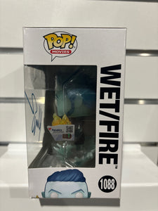 Klay Thompson signed space jam wet fire funko pop with coa