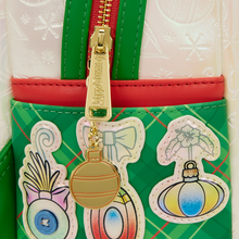 Load image into Gallery viewer, Stitch &amp; Scrump Iridescent Holiday Ornament Mini Backpack
