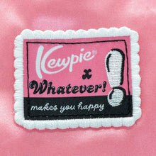 Load image into Gallery viewer, Whatever Makes You Happy Kewpie Black Bat Puffy Tote Bag with Bow Charm