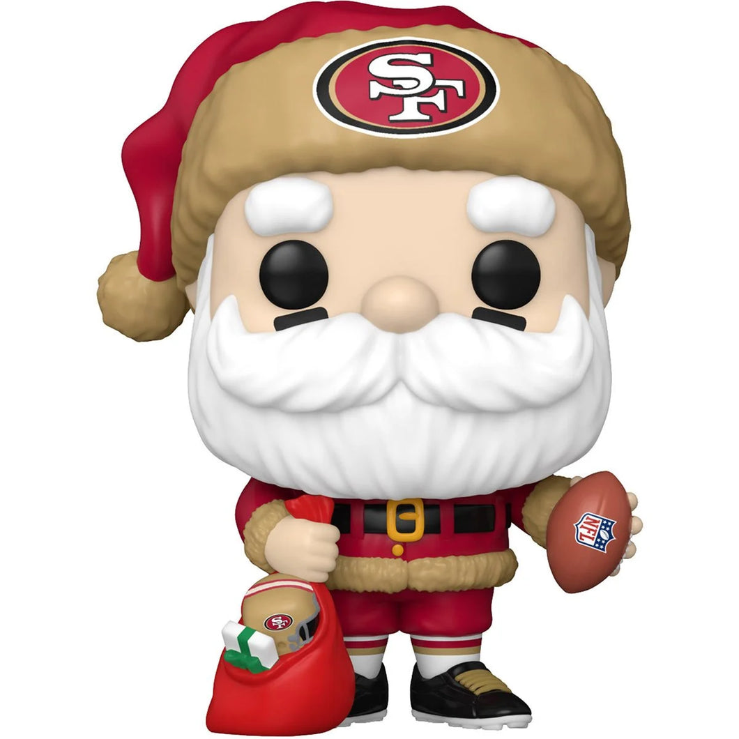 PREORDER SEPTEMBER - NFL 49ers Santa Claus Holiday Funko Pop! Vinyl Figure #183