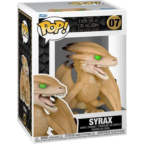 PREORDER APRIL - House of the Dragon Syrax Funko Pop! Vinyl Figure #07