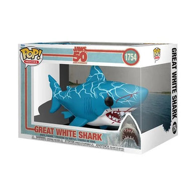 PREORDER JUNE - Jaws 50th Anniversary Great White Shark Super 6-Inch Funko Pop! Vinyl Figure #1754