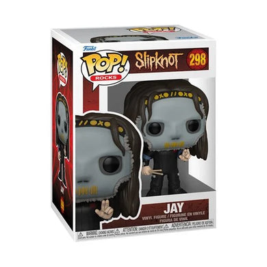 PREORDER MAY - Slipknot Jay with Drumsticks Funko Pop! Vinyl Figure #298