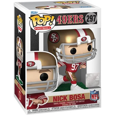 NFL San Francisco 49ers Nick Bosa (Color) Funko Pop! Vinyl Figure #297