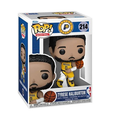 PREORDER SEPTEMBER - NBA Pacers Tyrese Haliburton Funko Pop! Vinyl Figure #214
