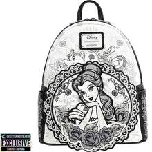 Load image into Gallery viewer, Loungefly Beauty and the Beast Belle Sketch Mini-Backpack - Entertainment Earth Exclusive