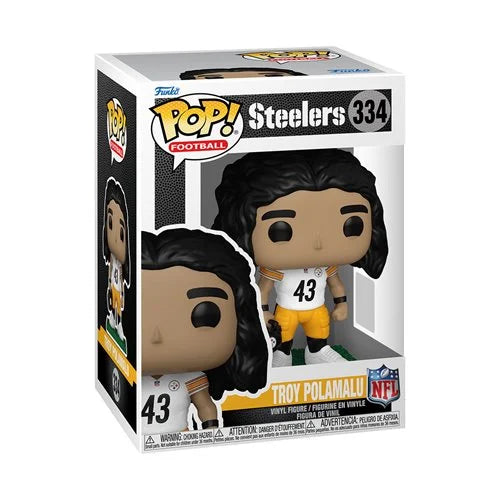 PREORDER NOVMEBER - NFL Legends Troy Polamalu (Steelers) Funko Pop! Vinyl Figure #334