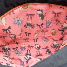 Load image into Gallery viewer, Whatever Makes You Happy Kewpie Devil Puffy Tote Bag with Angel Acrylic Charm