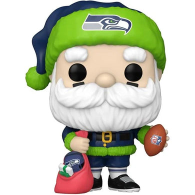 PREORDER SEPTEMBER - NFL Seahawks Santa Claus Holiday Funko Pop! Vinyl Figure #197