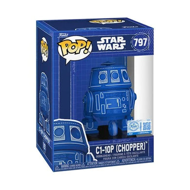PREORDER SEPTEMBER - Star Wars C1-10P (Chopper) Blueprint Funko Pop! Vinyl Figure #797 - Entertainment Earth Exclusive