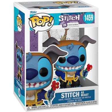 PREORDER JUNE - Lilo & Stitch Costume Stitch as Beast Funko Pop! Vinyl Figure #1459