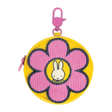 Load image into Gallery viewer, Whatever Makes You Happy Miffy Flower Corduroy Coin Bag Charm