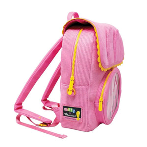 Whatever Makes You Happy Miffy Corduroy & Faux Leather Pin Trading Backpack
