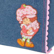 Load image into Gallery viewer, Whatever Makes You Happy Strawberry Shortcake Denim Tote Bag