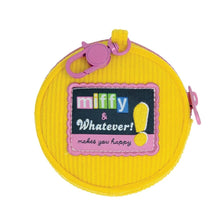 Load image into Gallery viewer, Whatever Makes You Happy Miffy Flower Corduroy Coin Bag Charm