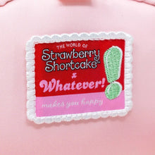 Load image into Gallery viewer, Whatever Makes You Happy Strawberry Shortcake Custard Plush Coin Bag with Strap