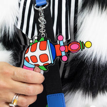 Load image into Gallery viewer, Whatever Makes You Happy Killer Klowns from Outer Space Jojo&#39;s Ice Cream Truck Crossbody with Ray Gun Charm