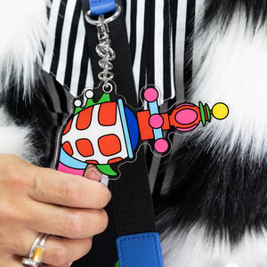 Whatever Makes You Happy Killer Klowns from Outer Space Jojo's Ice Cream Truck Crossbody with Ray Gun Charm