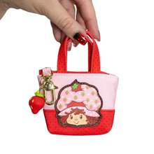 Load image into Gallery viewer, Whatever Makes You Happy Strawberry Shortcake Besties Blind Box Mini Canvas Tote Bag Charms