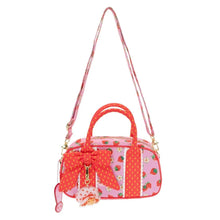 Load image into Gallery viewer, Whatever Makes You Happy Strawberry Shortcake Duffelette with Acrylic Charm