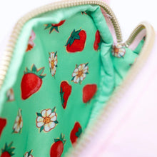 Load image into Gallery viewer, Whatever Makes You Happy Strawberry Shortcake Custard Plush Coin Bag with Strap