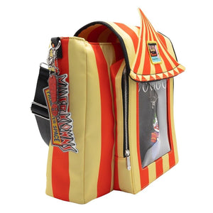Whatever Makes You Happy Killer Klowns from Outer Space Padded Pin Trading Tent Crossbody with Jumbo Charm