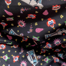 Load image into Gallery viewer, Whatever Makes You Happy Killer Klowns from Outer Space Padded Pin Trading Tent Crossbody with Jumbo Charm