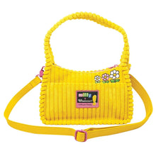 Load image into Gallery viewer, Whatever Makes You Happy Miffy Corduroy Baguette Crossbody Bag with Bag Charm
