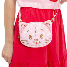 Load image into Gallery viewer, Whatever Makes You Happy Strawberry Shortcake Custard Plush Coin Bag with Strap