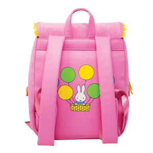 Whatever Makes You Happy Miffy Corduroy & Faux Leather Pin Trading Backpack