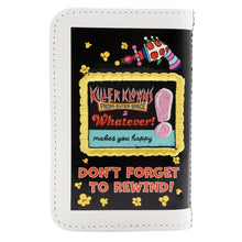 Load image into Gallery viewer, Whatever Makes You Happy Killer Klowns from Outer Space VHS Accordion Wallet